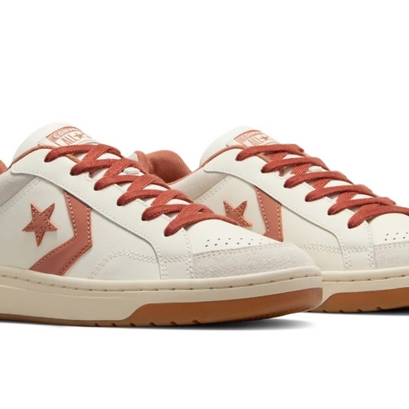 Converse Pro Blaze Classic Leather & Suede sneakers egret in a nutshell  8.5 NWT - Picture 2 of 10